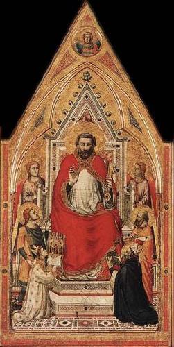 GIOTTO di Bondone St Peter Enthroned oil painting image